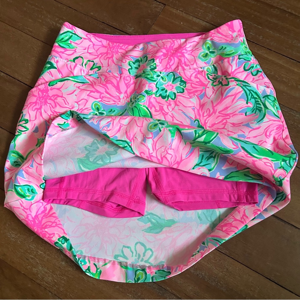 Lilly Pulitzer Luxeletic Floral Skirt/Skort - Picture 4 of 10